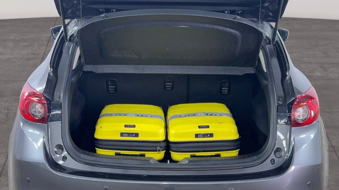 Boot Inside View with Luggage