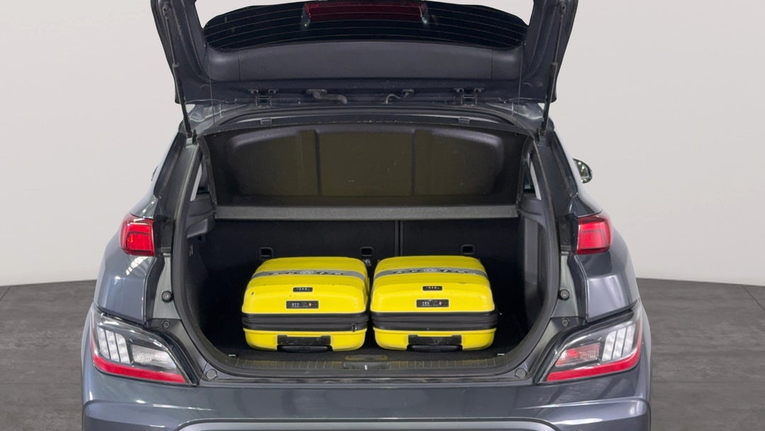 Boot Inside View with Luggage