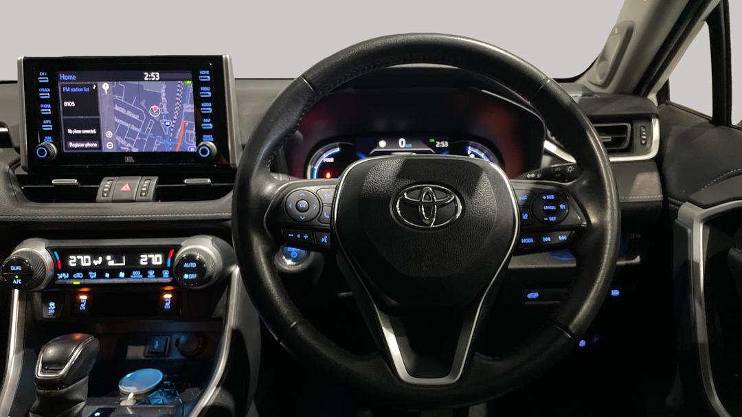 2021 Toyota RAV4 Cruiser (AWD) Hybrid, Automatic, 64602 km, Steering Wheel Close-up