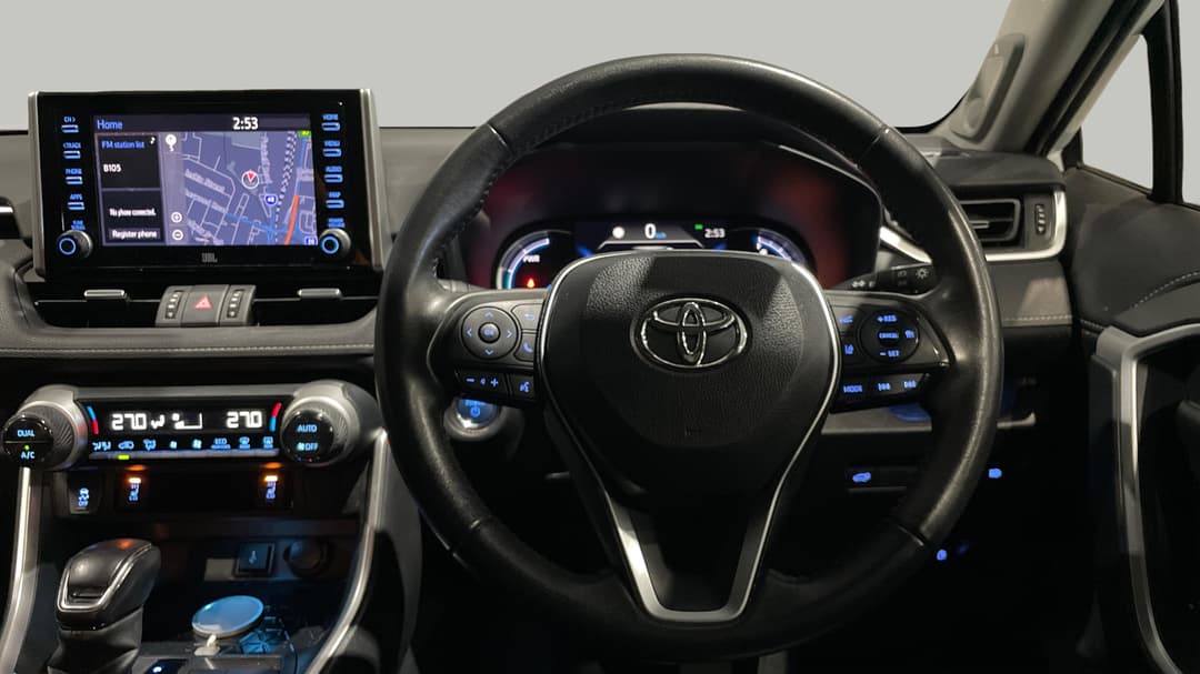 2021 Toyota RAV4 Cruiser (AWD) Hybrid, Automatic, 64602 km, Steering Wheel Close-up