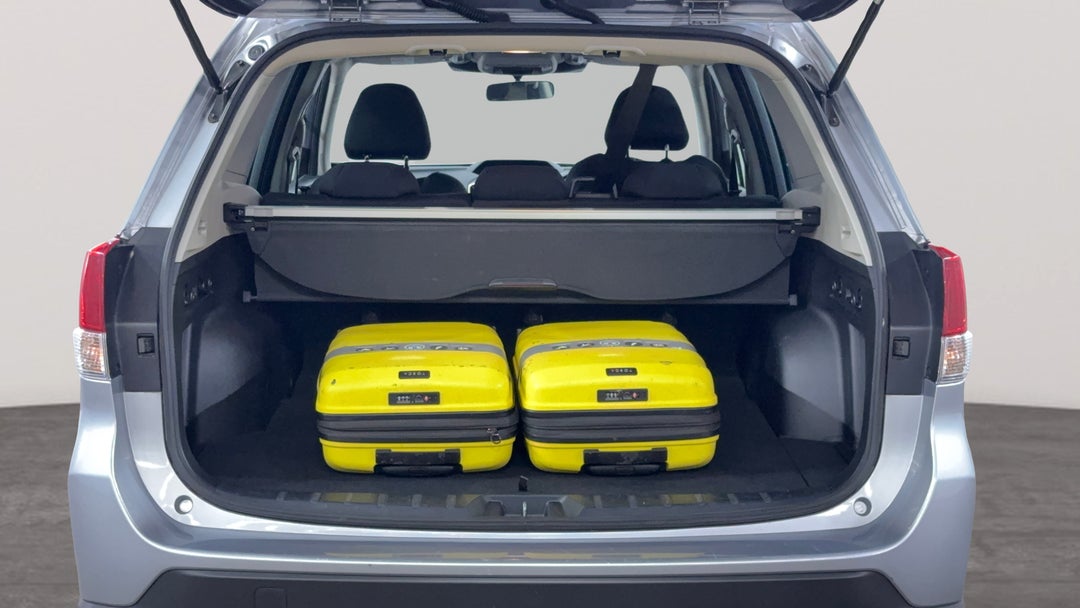 Boot Inside View with Luggage