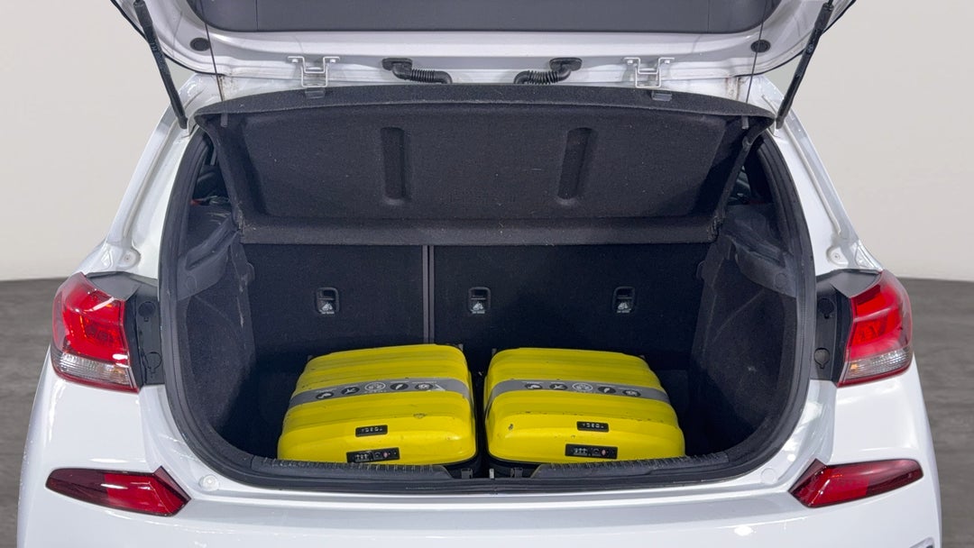 Boot Inside View with Luggage