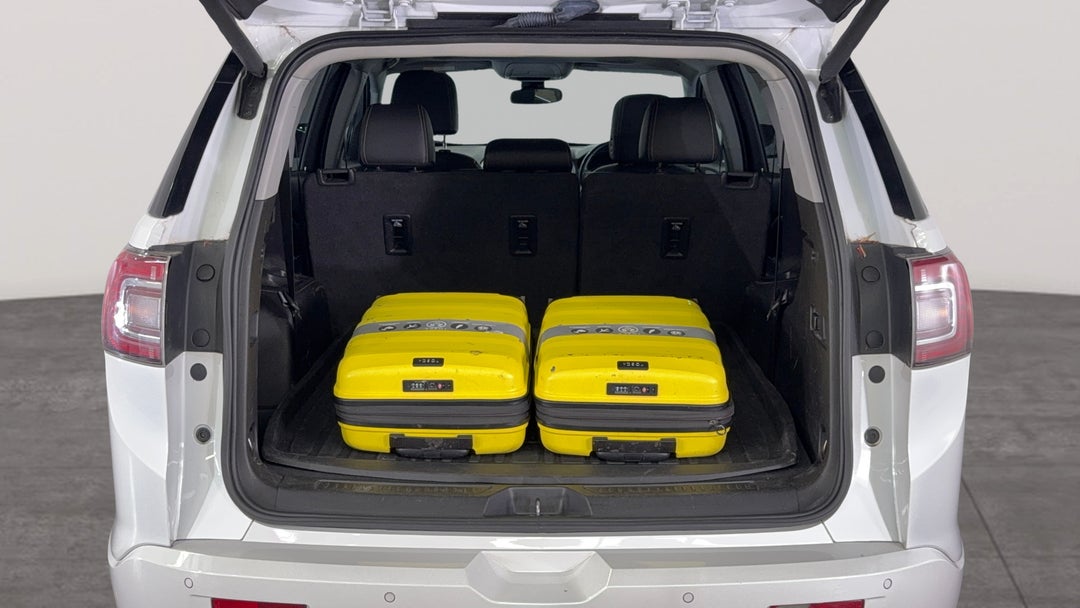 Boot Inside View with Luggage