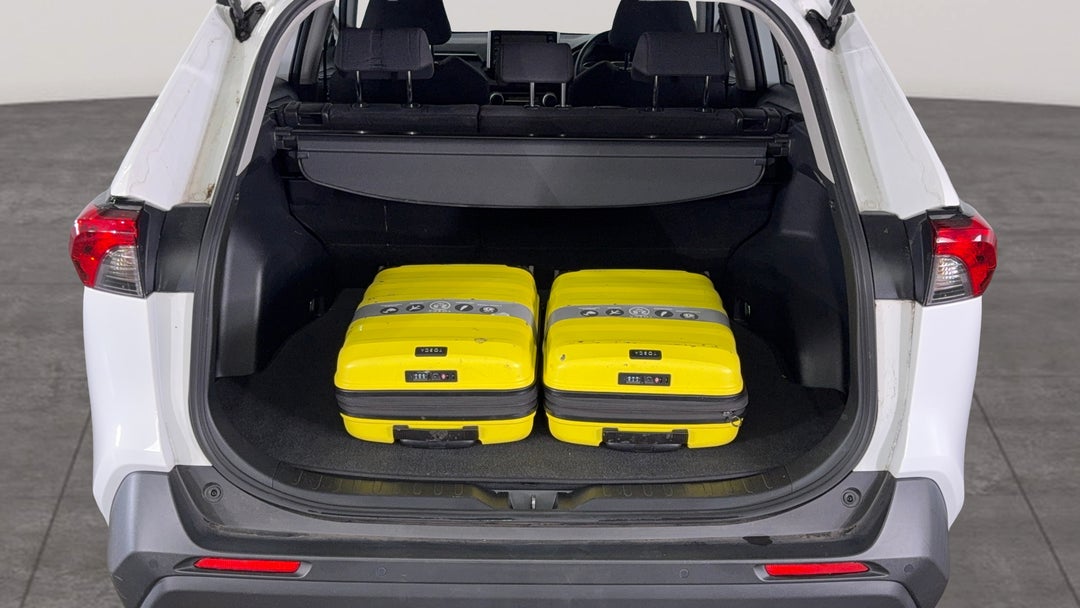 Boot Inside View with Luggage