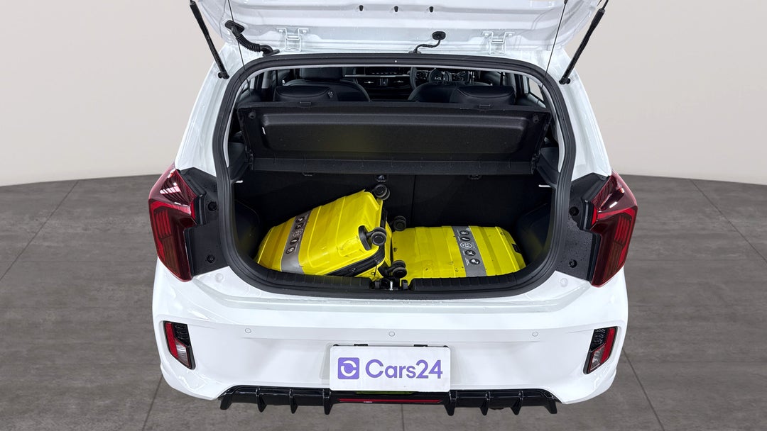 2025 Kia Picanto Gt Line (pe2), Manual, 5629 km, Boot Inside View with Luggage