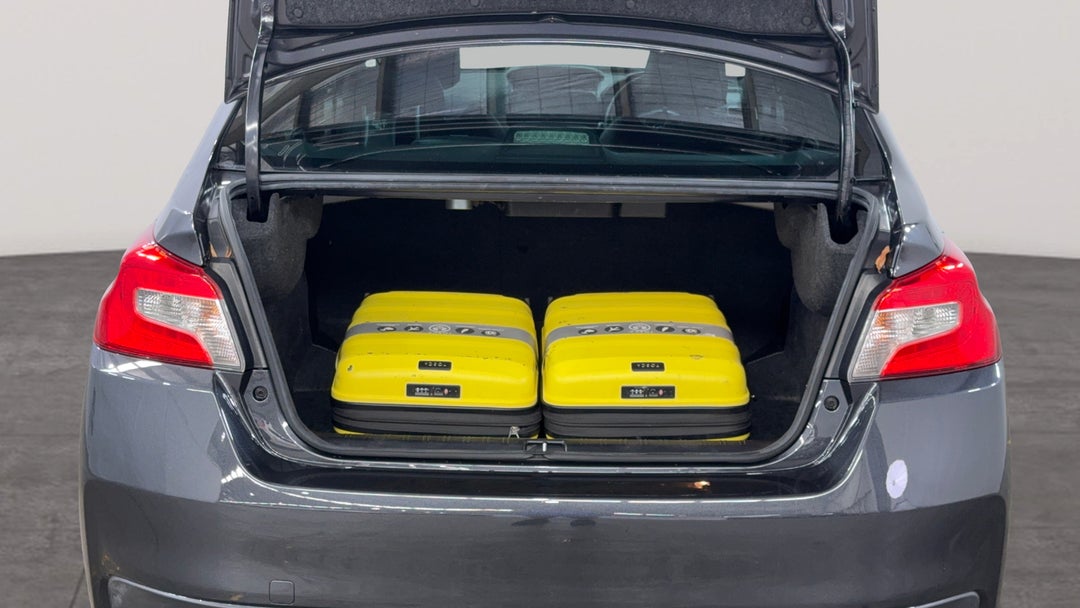 Boot Inside View with Luggage