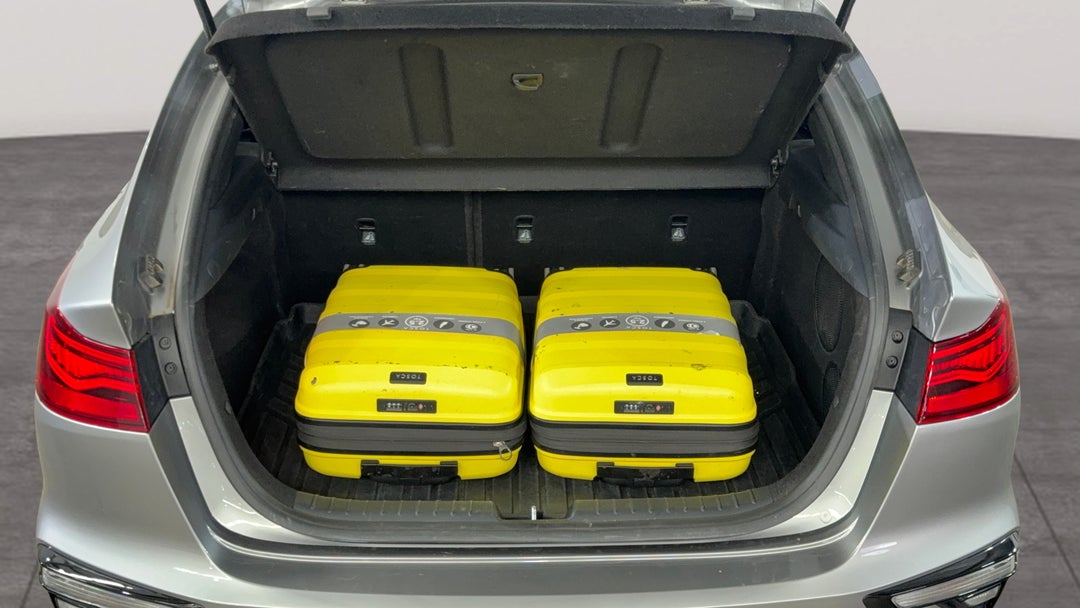 Boot Inside View with Luggage