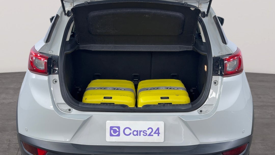 Boot Inside View with Luggage