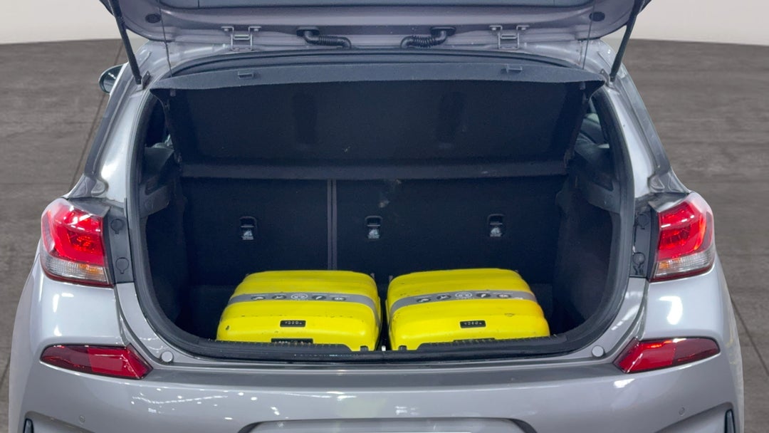 Boot Inside View with Luggage