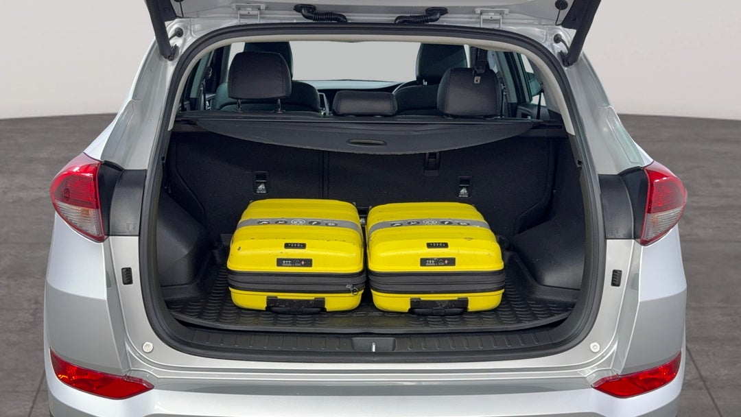 Boot Inside View with Luggage