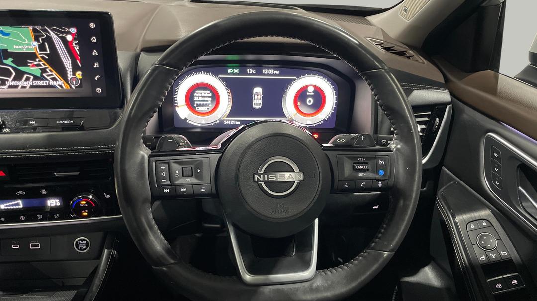 2022 Nissan X-trail Ti-l (4WD), Automatic, 54121 km, Steering Wheel Close-up