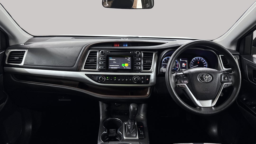 2019 Toyota Kluger Gx (4x2), Automatic, 105039 km, Dashboard View