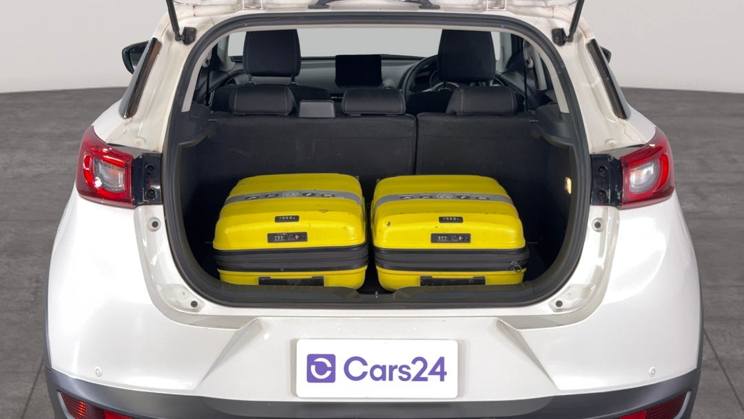 Boot Inside View with Luggage