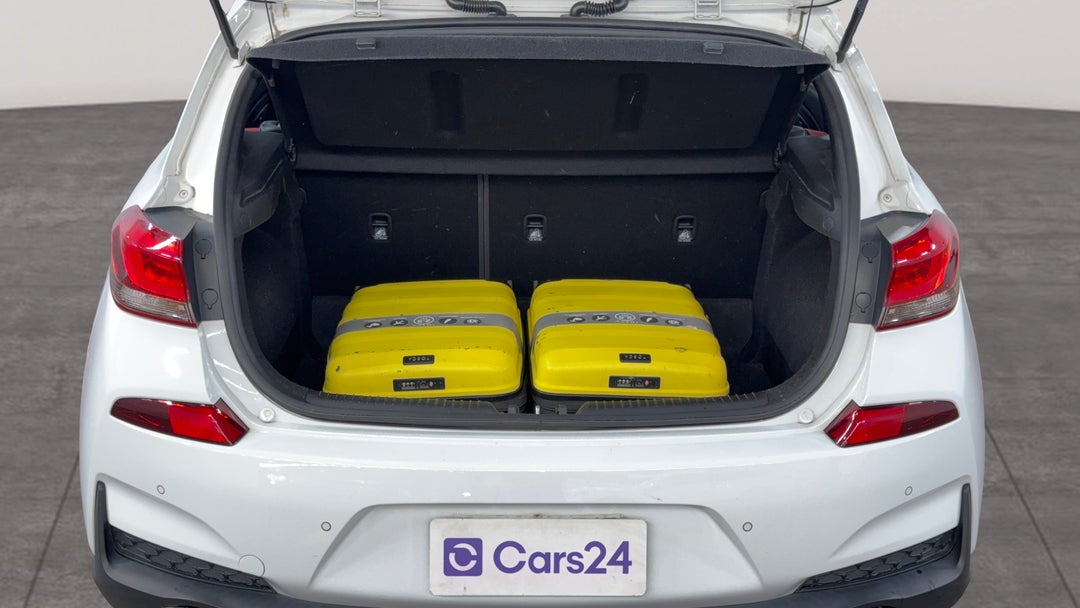 Boot Inside View with Luggage