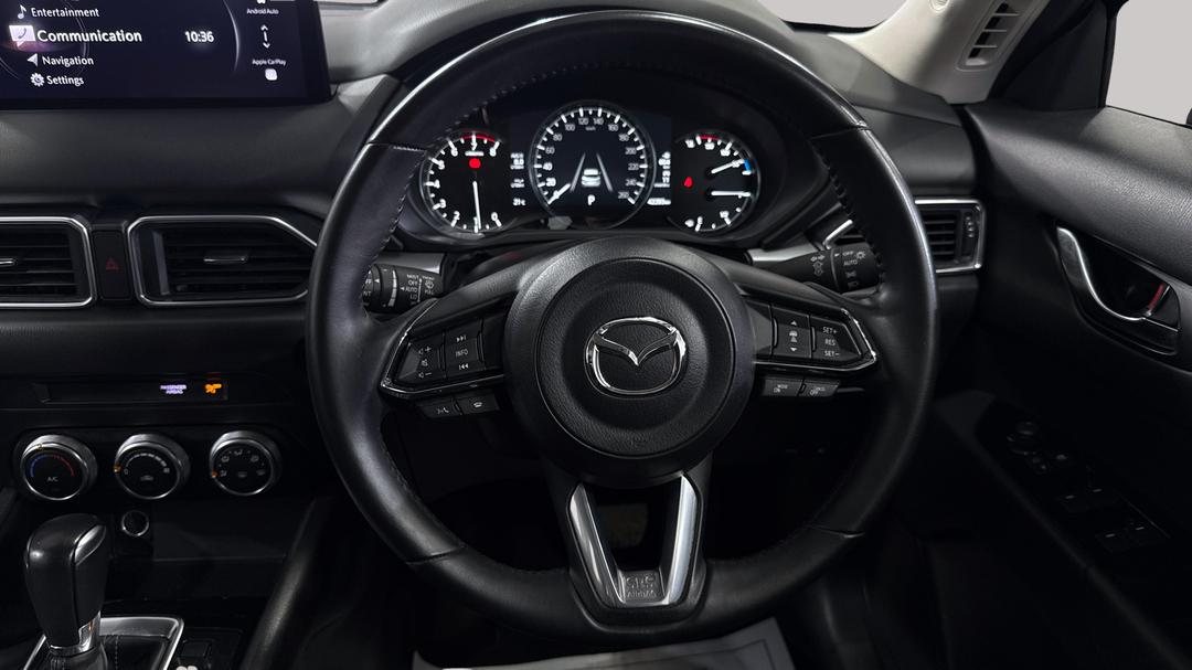 2023 Mazda CX-5 G20 Maxx (FWD), Automatic, 42293 km, Steering Wheel Close-up