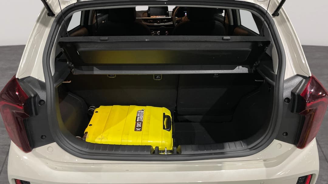 2025 Kia Picanto Sport (pe2), Automatic, 2727 km, Boot Inside View with Luggage