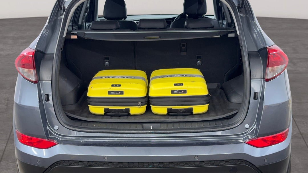 Boot Inside View with Luggage