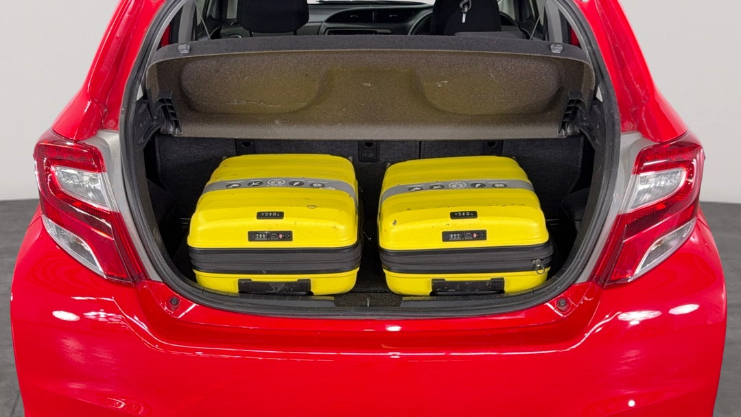 Boot Inside View with Luggage