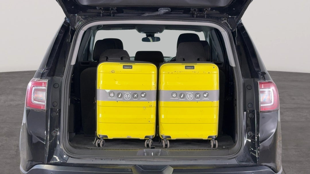 Boot Inside View with Luggage