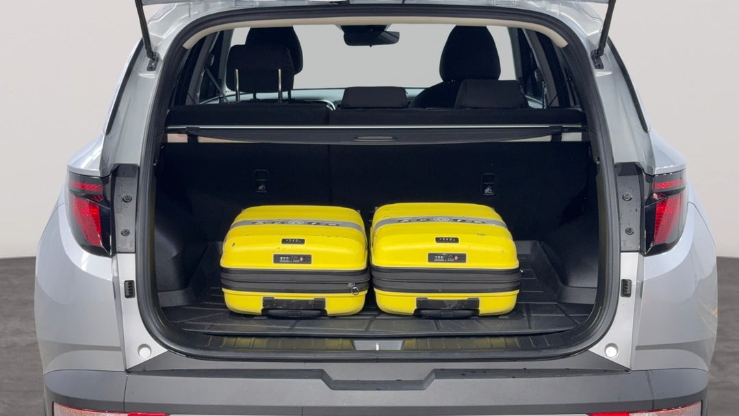 Boot Inside View with Luggage