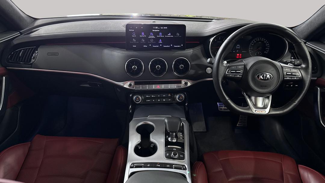 2021 Kia Stinger Gt (red Leather), Automatic, 28350 km, Dashboard View