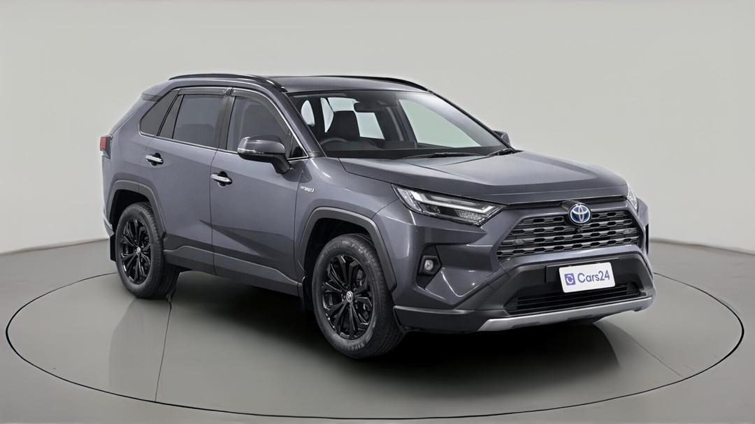 2022 Toyota RAV4 Cruiser (AWD) Hybrid, Automatic, 34669 km, Right Front Diagonal (45- Degree) View
