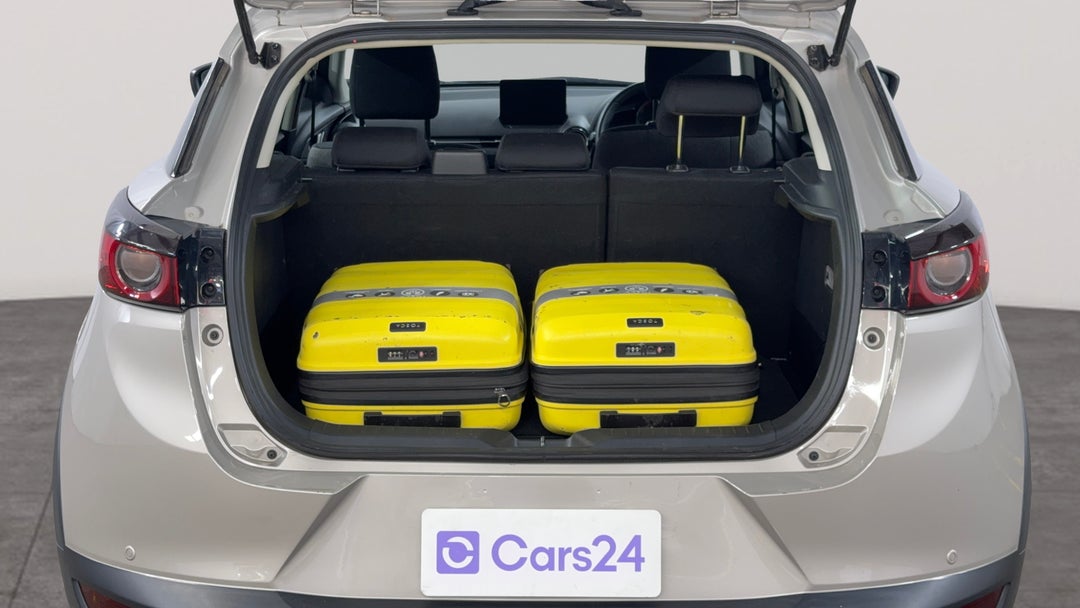 Boot Inside View with Luggage