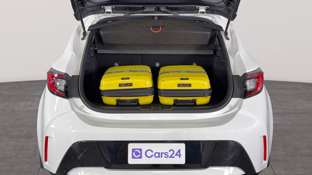 Boot Inside View with Luggage