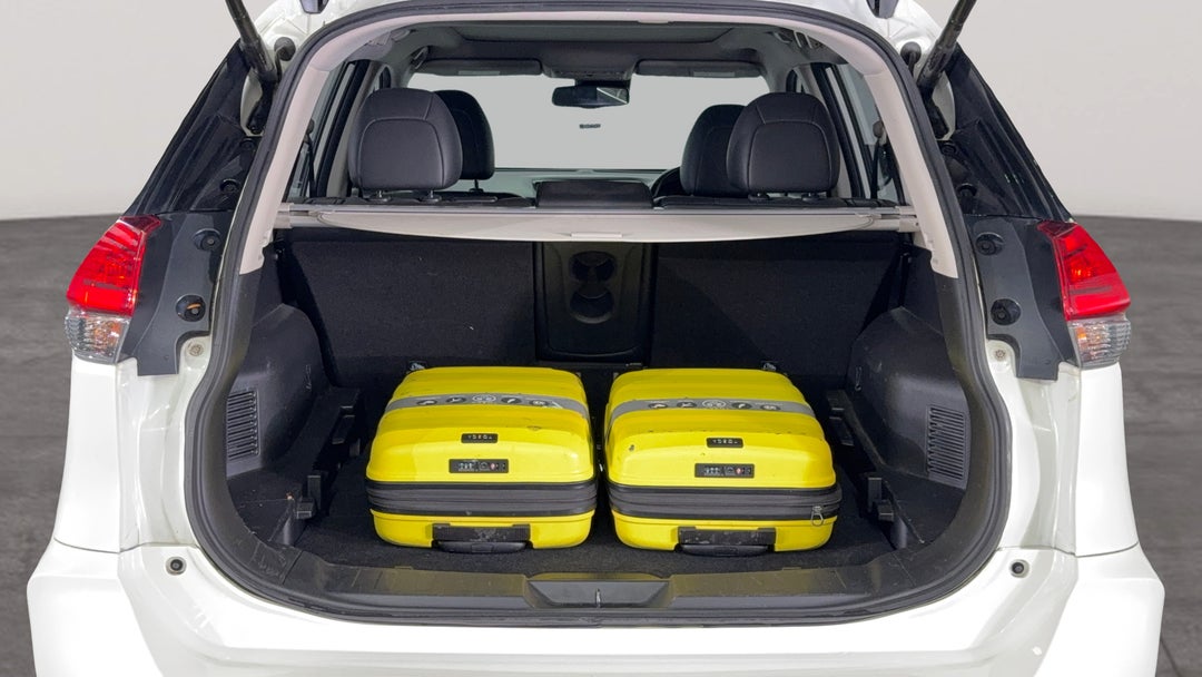 Boot Inside View with Luggage