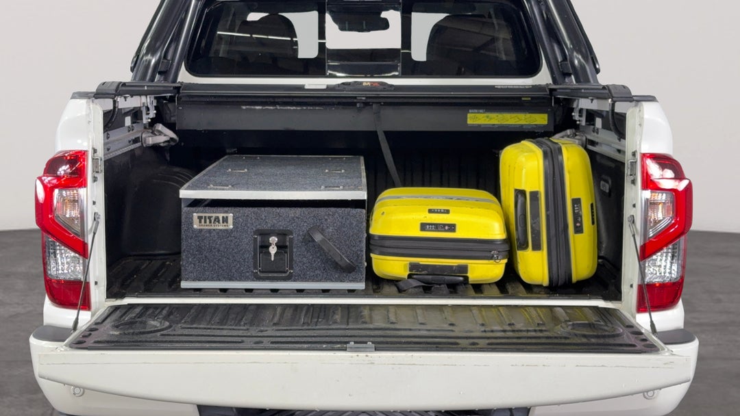 Boot Inside View with Luggage