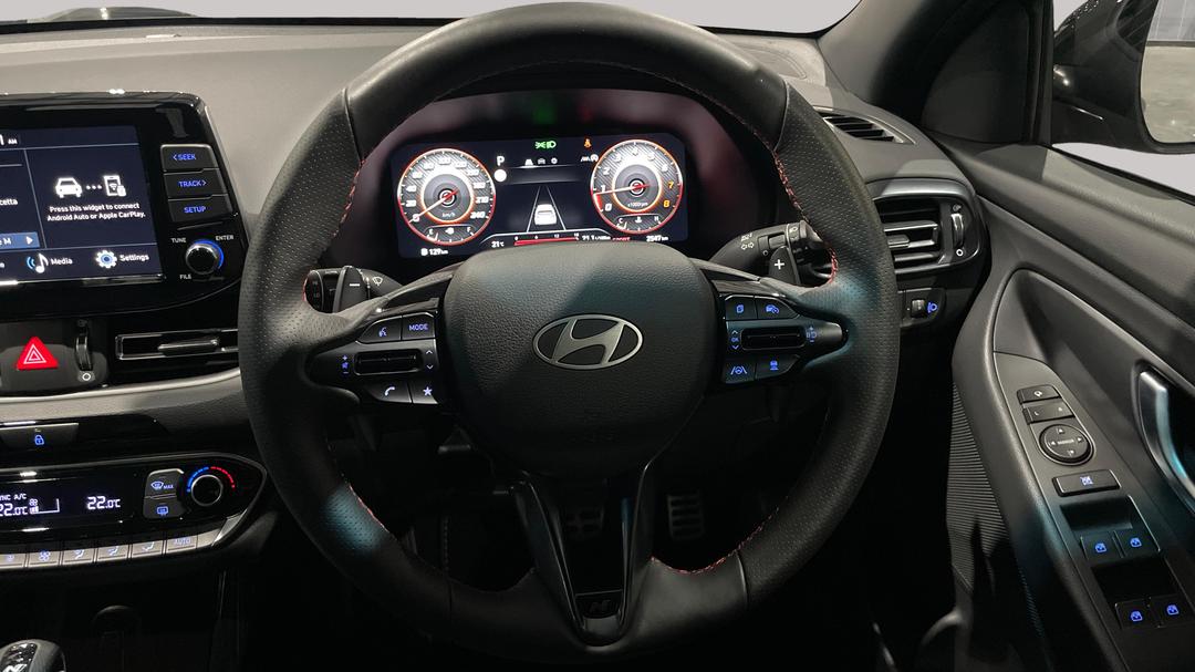 2025 Hyundai i30 N Line Mhev, Automatic, 2547 km, Steering Wheel Close-up