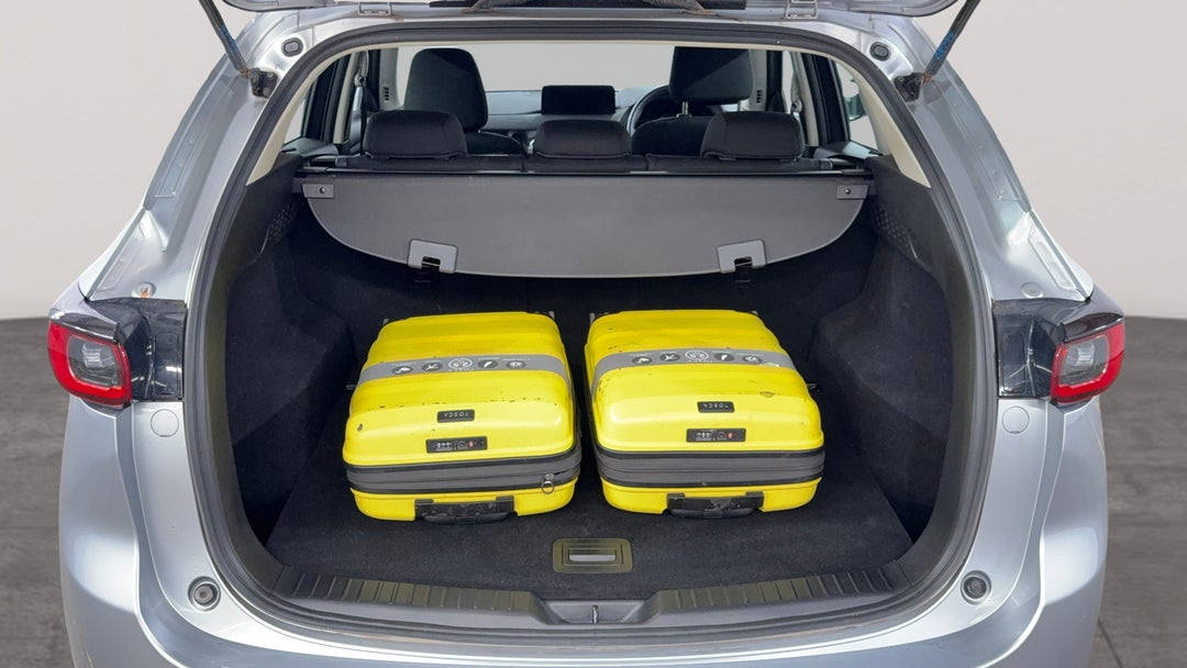 Boot Inside View with Luggage