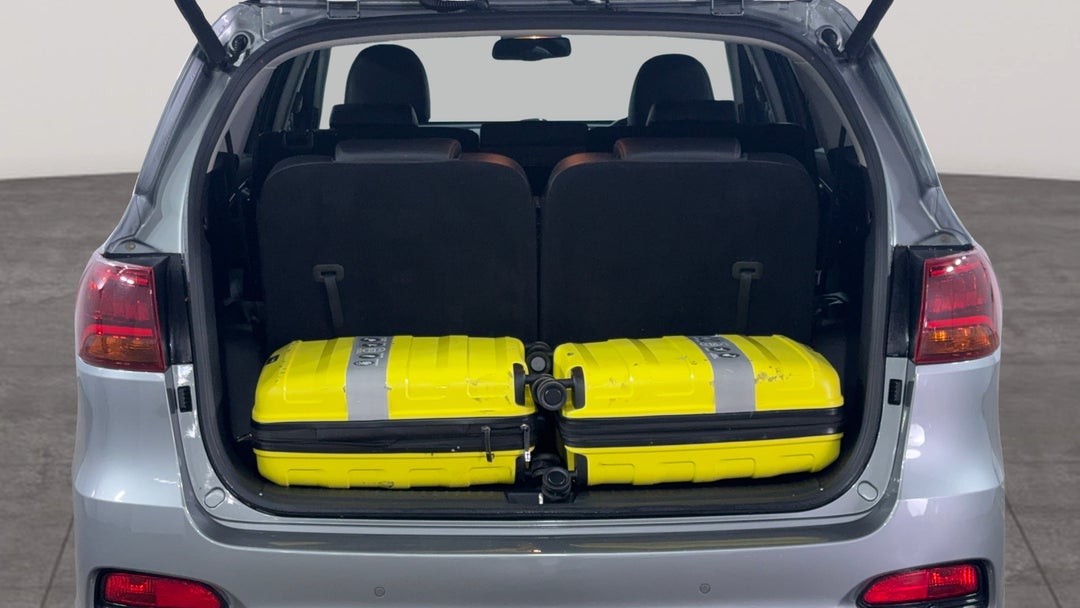 Boot Inside View with Luggage