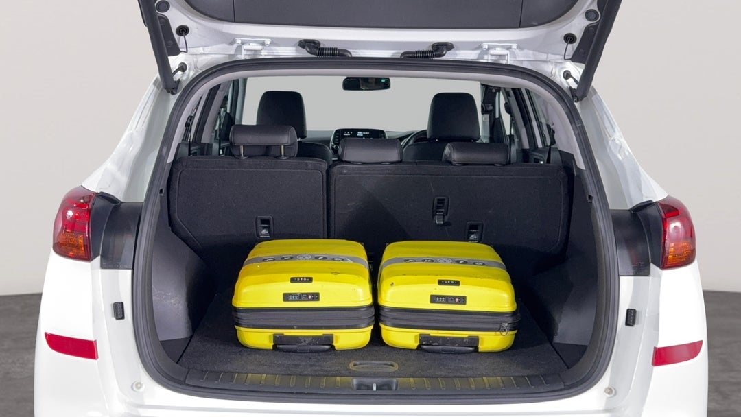 Boot Inside View with Luggage