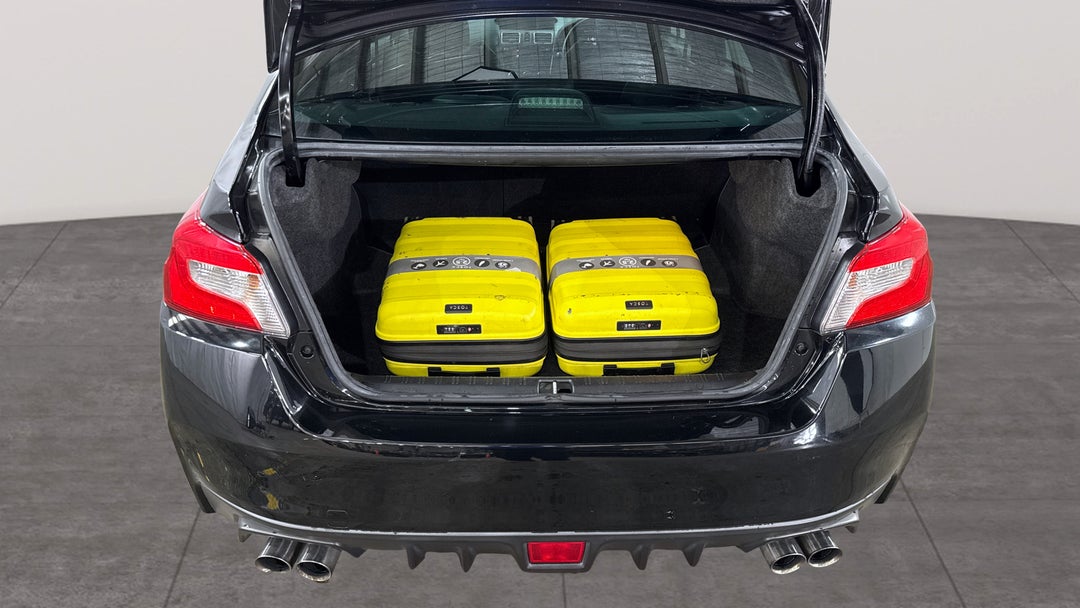 2015 Subaru WRX Premium (AWD), Manual, 92144 km, Boot Inside View with Luggage