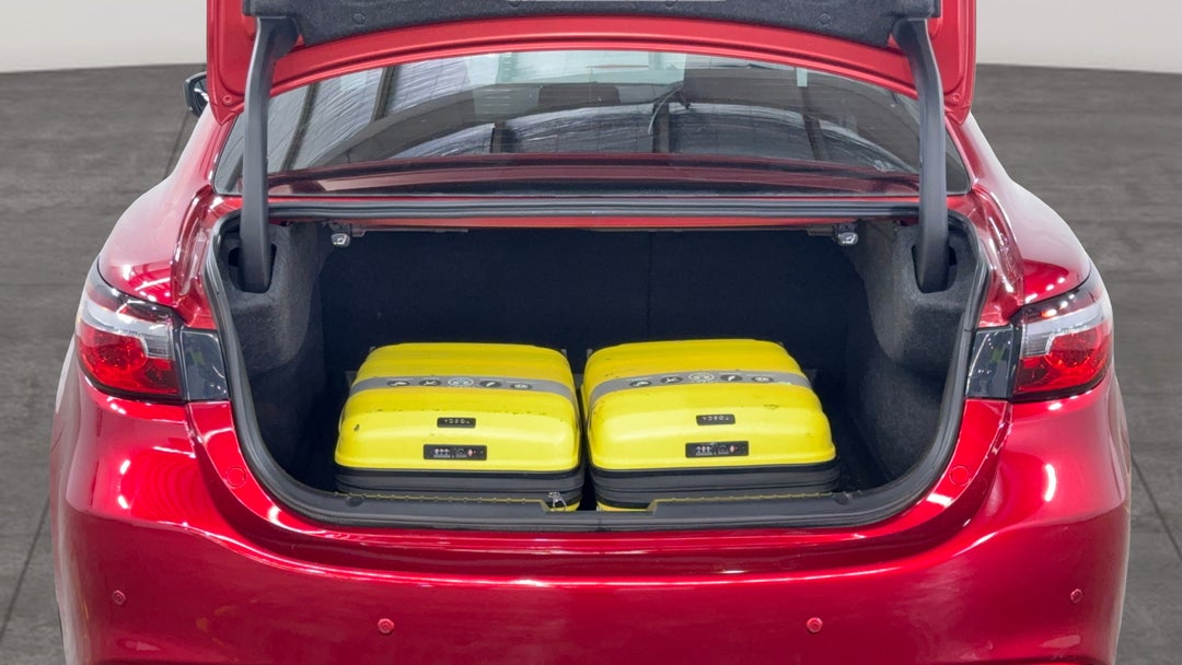 Boot Inside View with Luggage