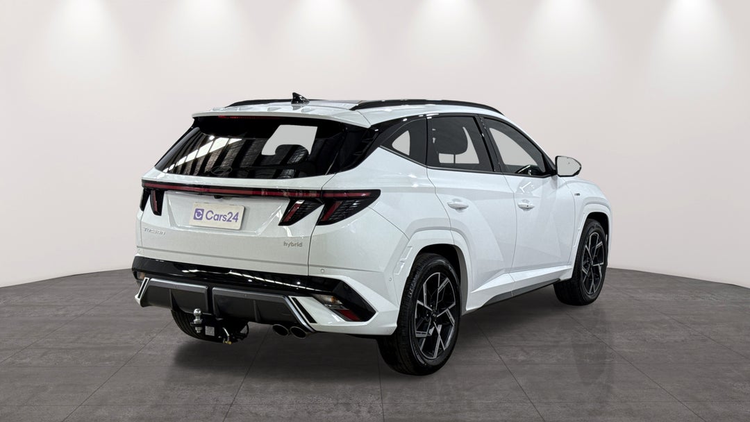 2025 Hyundai Tucson Premium N Line Hybrid (AWD), Automatic, 16163 km, Right Back Diagonal (45- Degree) View