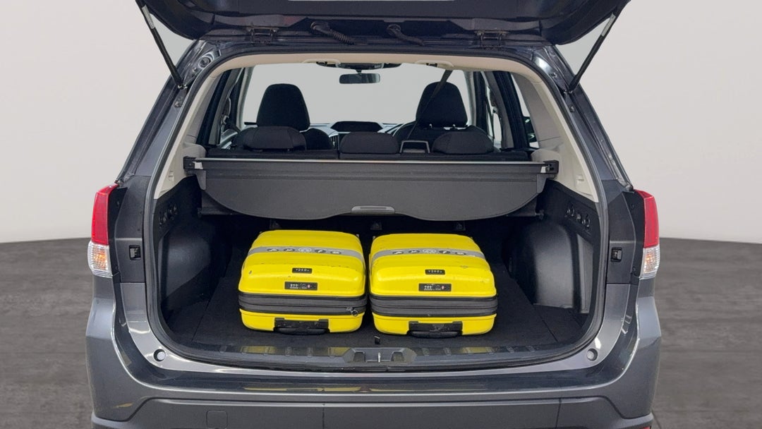 Boot Inside View with Luggage