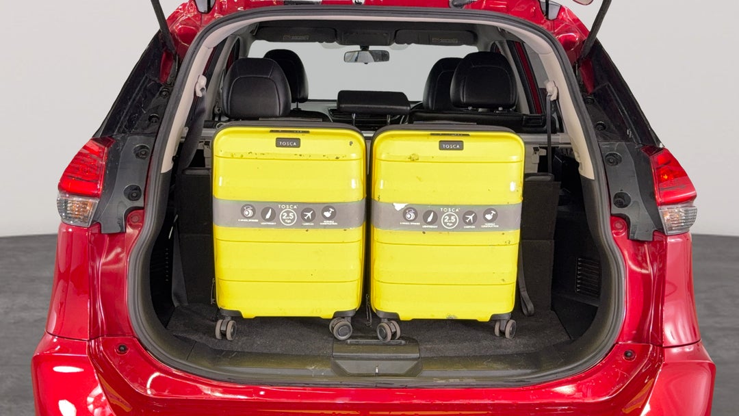Boot Inside View with Luggage