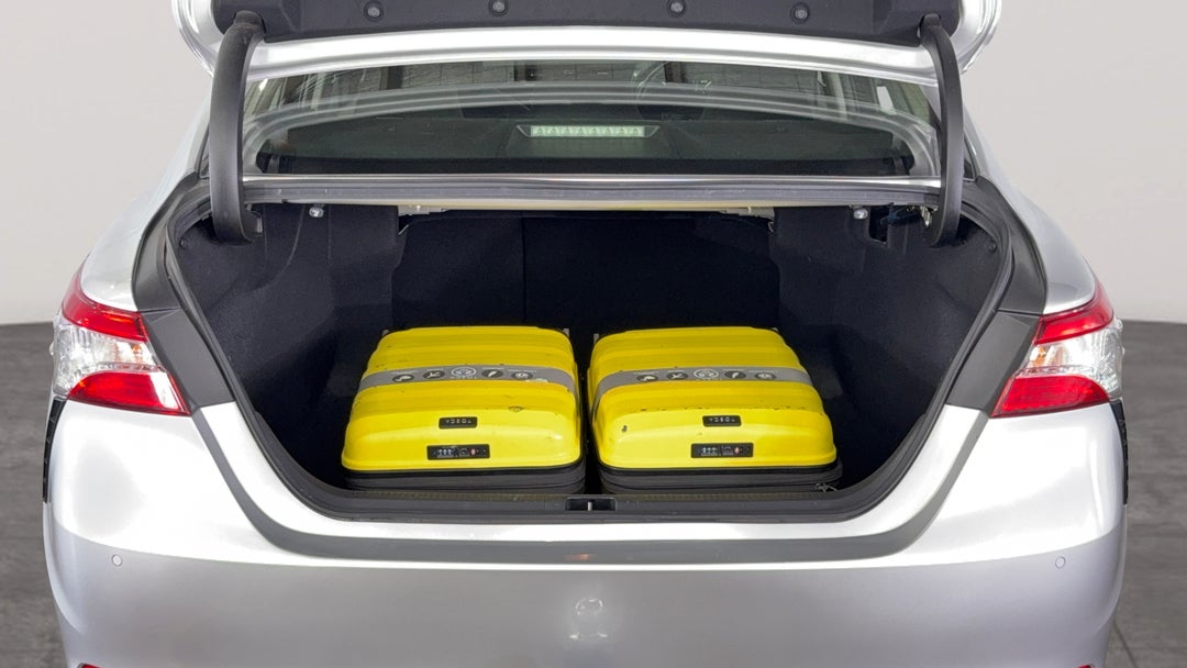 Boot Inside View with Luggage