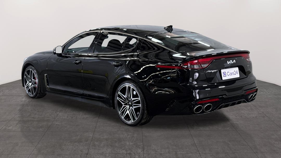 2022 Kia Stinger Gt (red Leather), Automatic, 36687 km, Left Back Diagonal (45- Degree) View