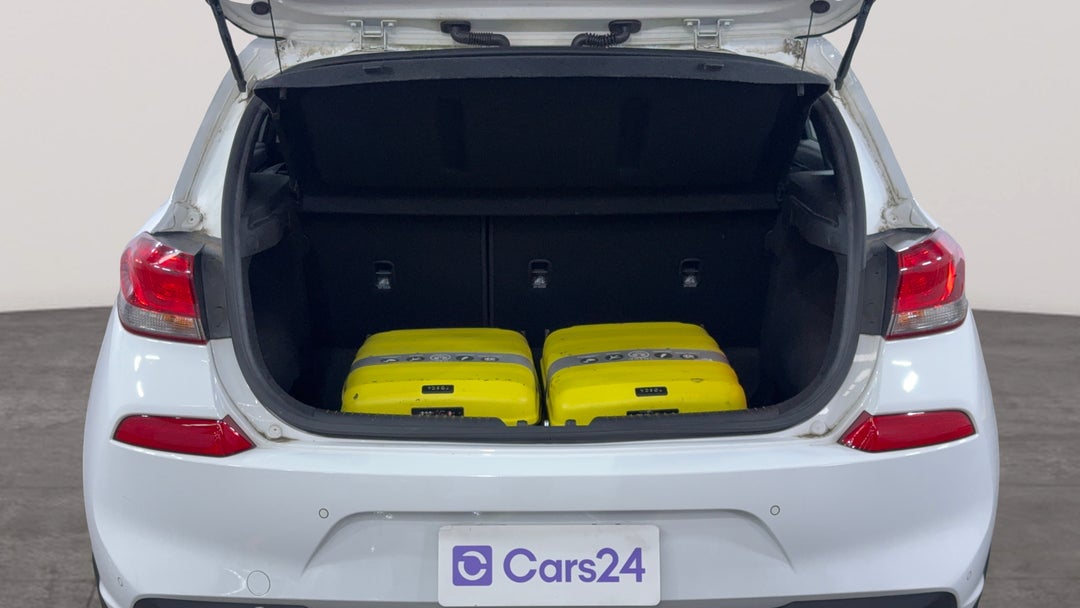 Boot Inside View with Luggage