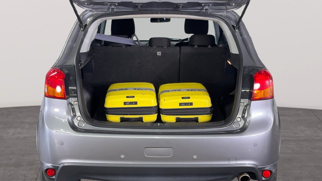 Boot Inside View with Luggage