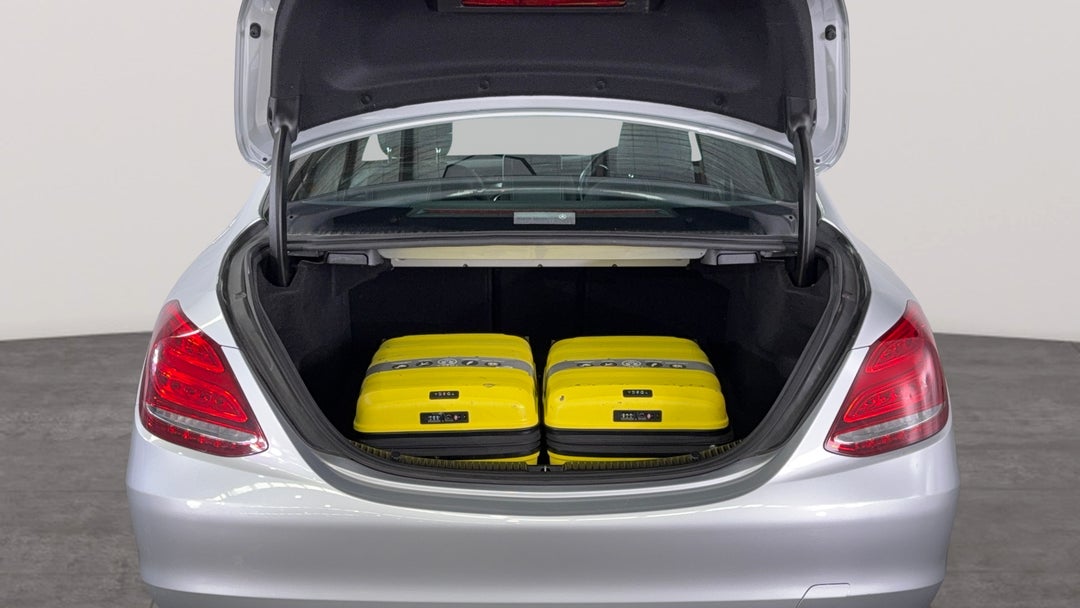 Boot Inside View with Luggage