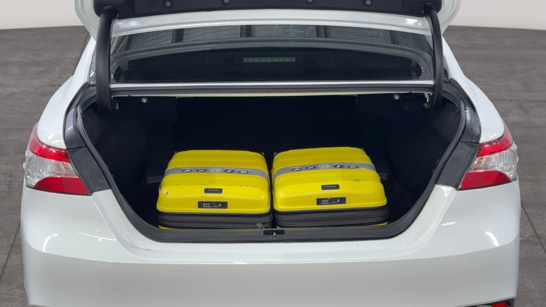 Boot Inside View with Luggage