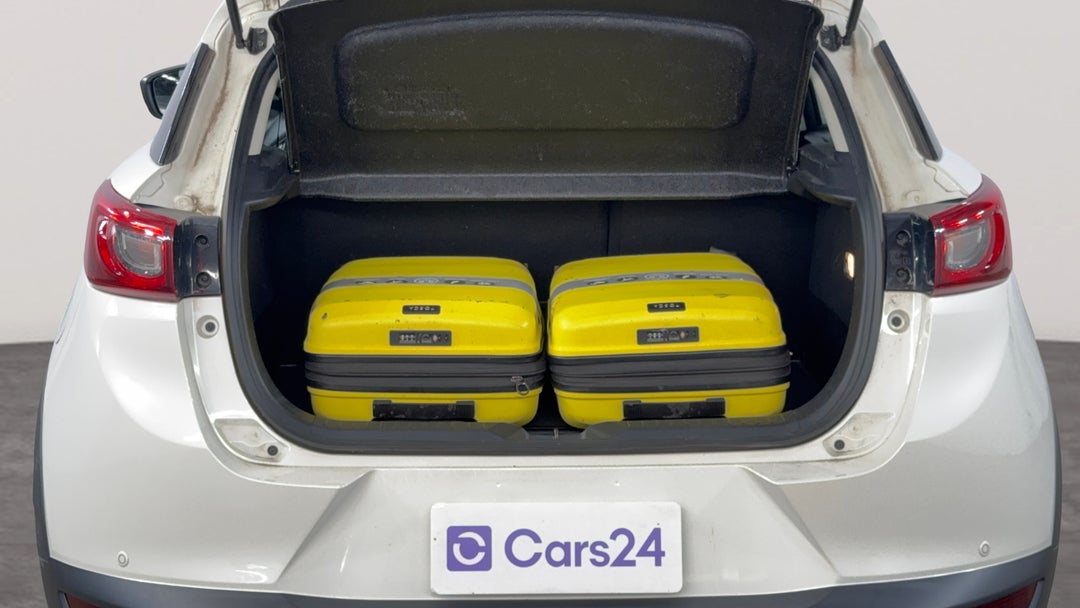 Boot Inside View with Luggage