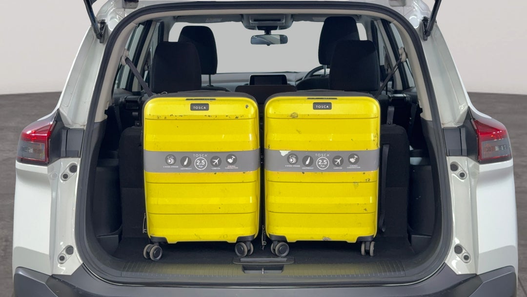 Boot Inside View with Luggage