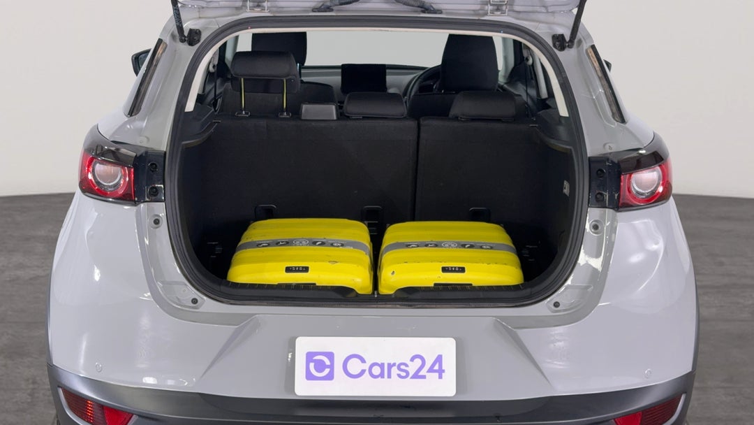 Boot Inside View with Luggage