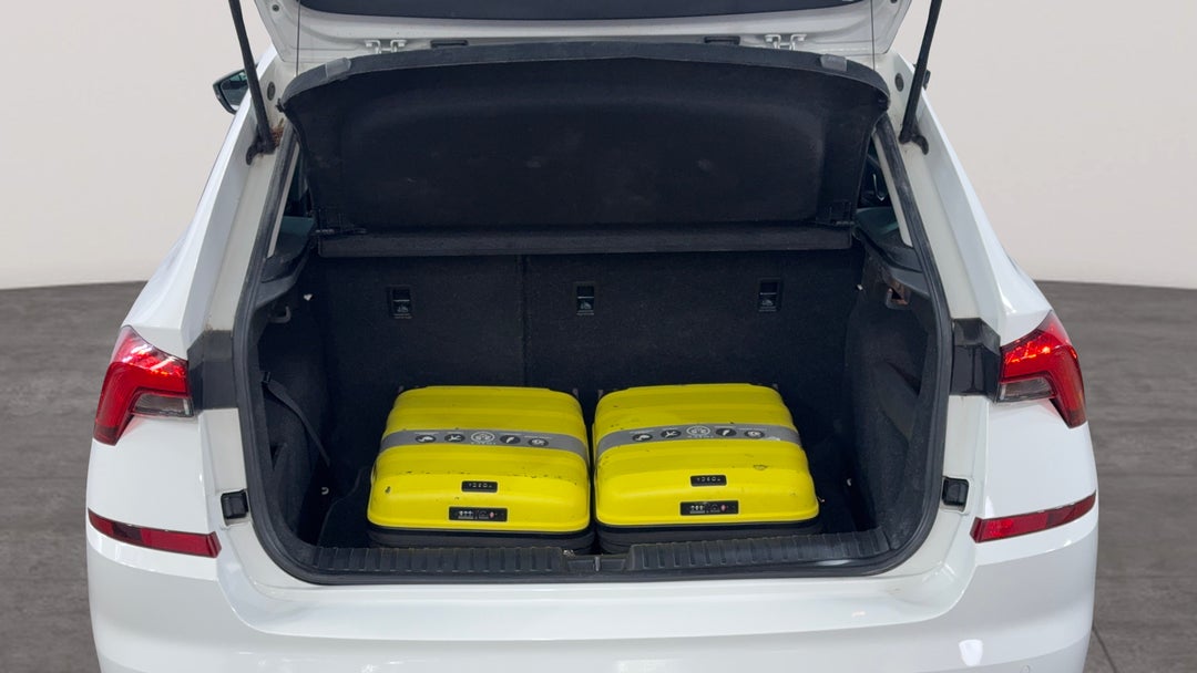 Boot Inside View with Luggage