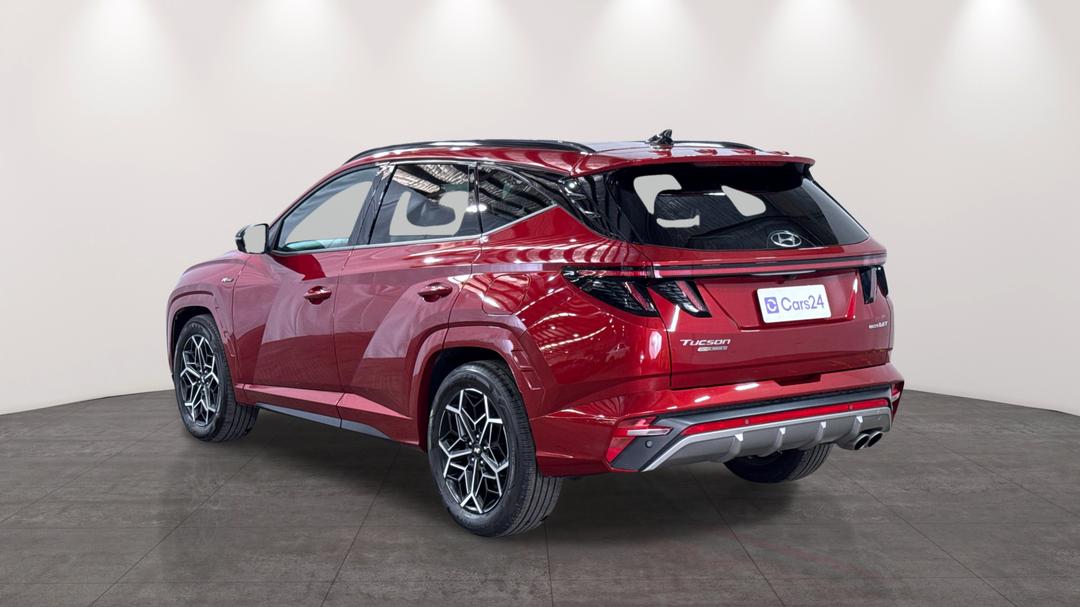 2023 Hyundai Tucson Highlander N Line (AWD), Automatic, 20400 km, Left Back Diagonal (45- Degree) View